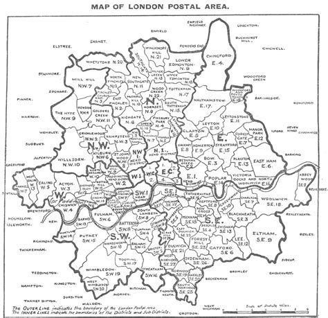 post office of london map